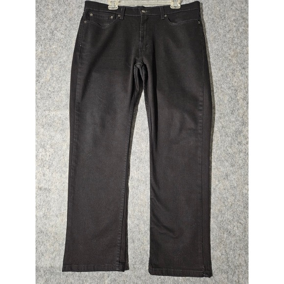 Levi Strauss Signature Other - Levis 514 Mens Black Straight Fit Jeans 36x30